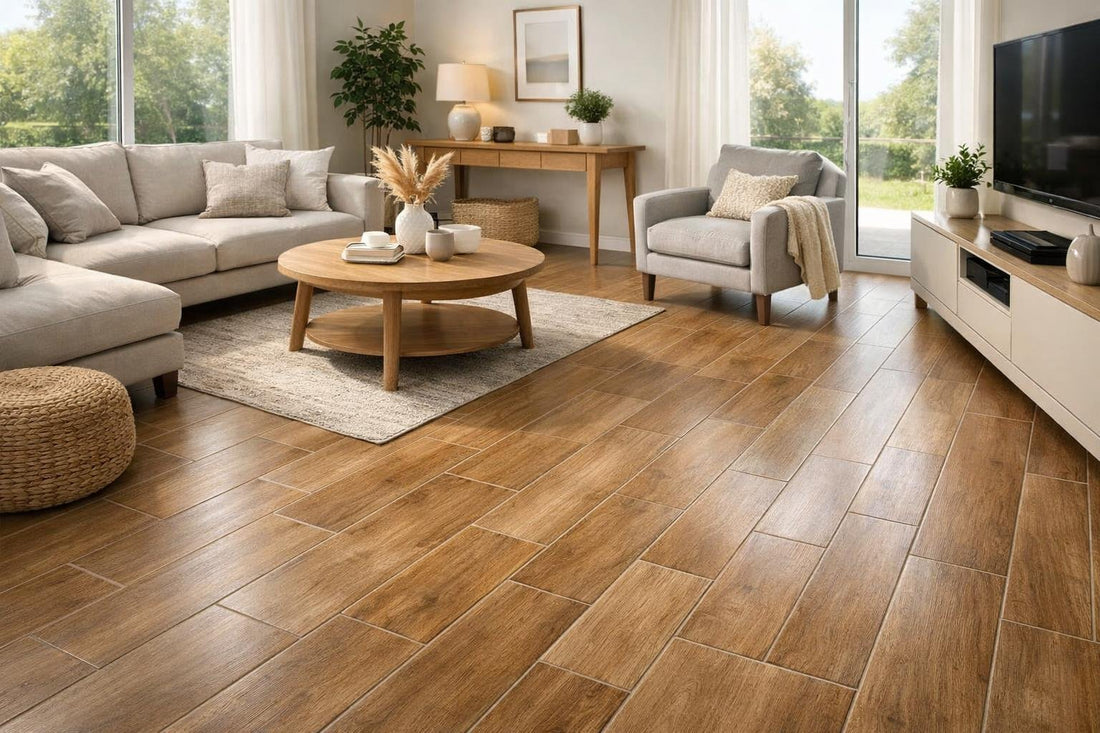 Hardwood-Look Ceramic Tile Flooring: Style Meets Durability - Zicana Boutique