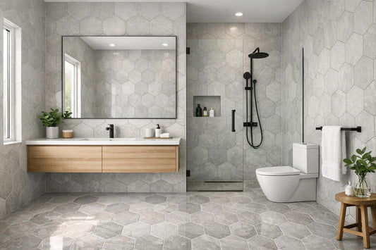 Hexagon Bathroom Tile: Stylish Solutions for Modern Spaces - Zicana Boutique