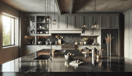 Honed Black Granite Countertops: Timeless Elegance for Modern Interiors - Z Boutique by Marble Couture