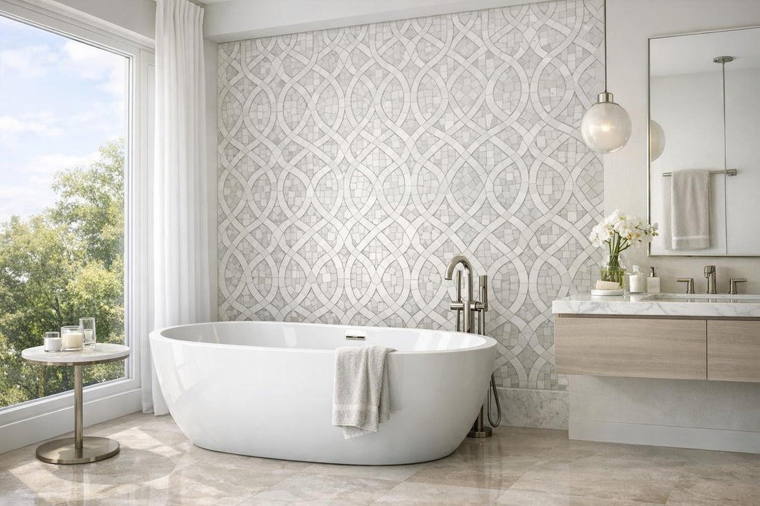 Hudson Key White Mosaic: Elegance Redefined for Design Experts - Zicana Boutique