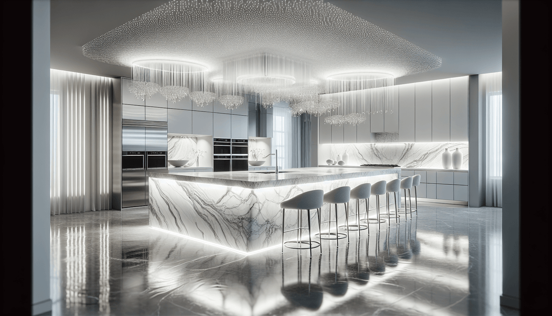 Ice White Granite Slabs: Elevate Your Space with Timeless Elegance - Z Boutique by Marble Couture