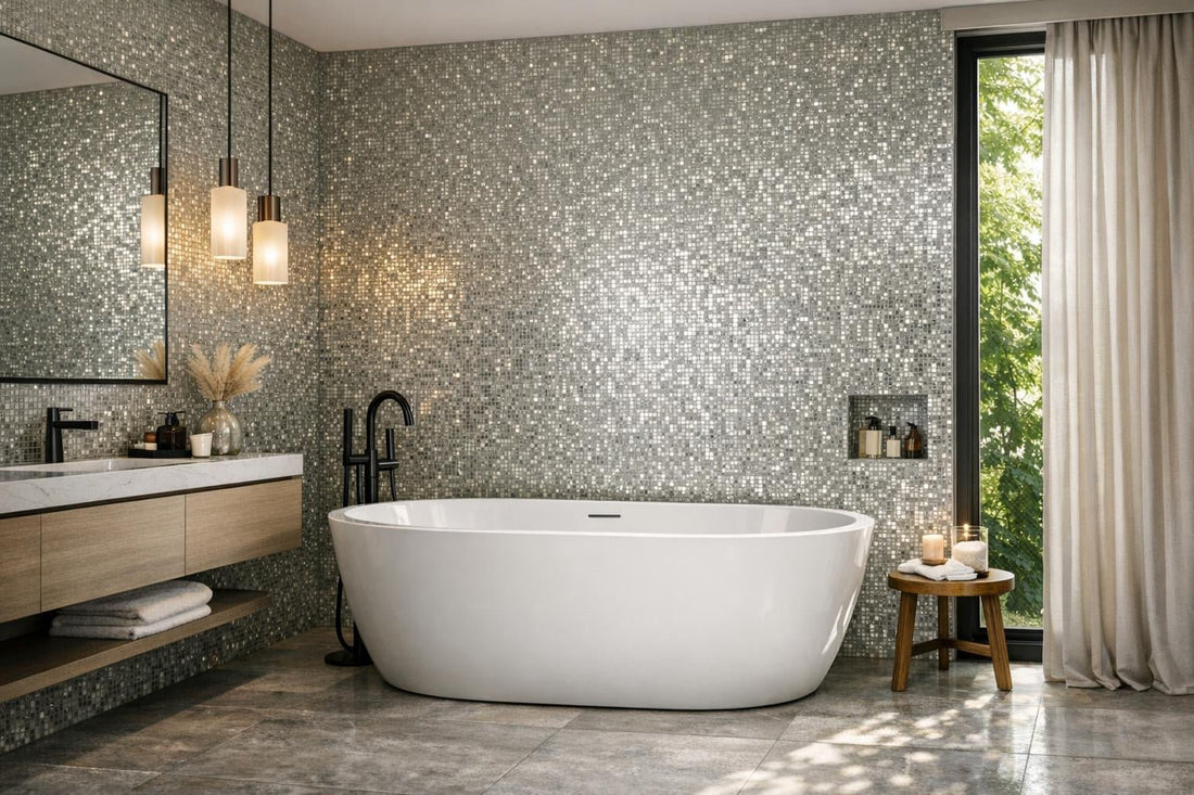 Illuminate Spaces with Bisazza GL 01 Glass Mosaic Magic - Zicana Boutique