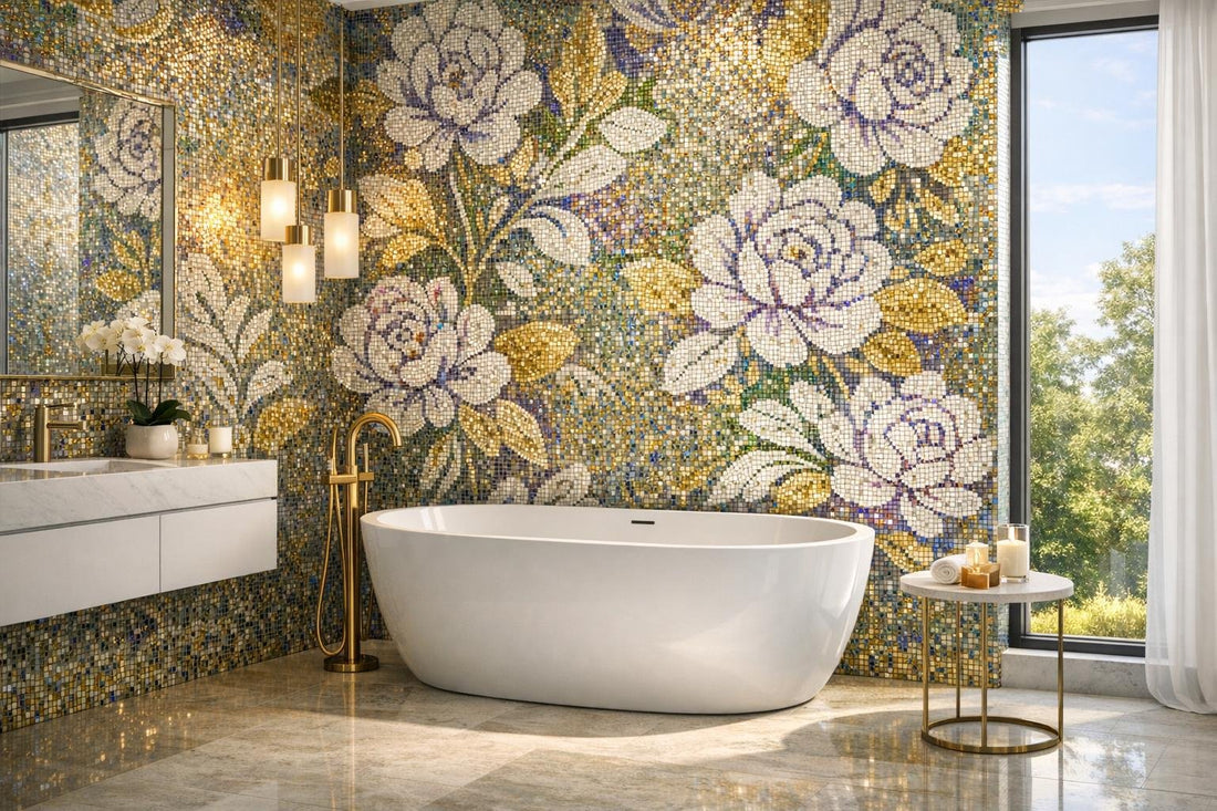 Illuminate Spaces with Bisazza Stefania Glass Mosaic Magic - Zicana Boutique