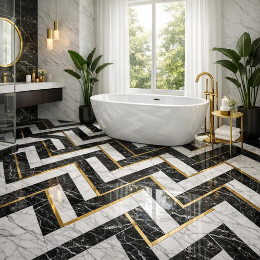 Innovative Bathroom Floor Ideas for Luxury Spaces - Zicana Boutique