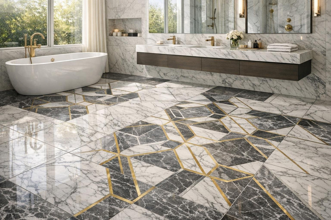 Innovative Bathroom Floor Tiles Design for Luxurious Spaces - Zicana Boutique