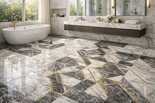 Innovative Bathroom Floor Tiles Design for Luxurious Spaces - Zicana Boutique