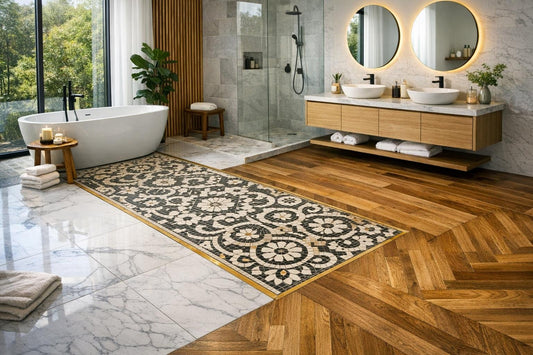 Innovative Bathroom Flooring Ideas for Modern Luxury Spaces - Zicana Boutique
