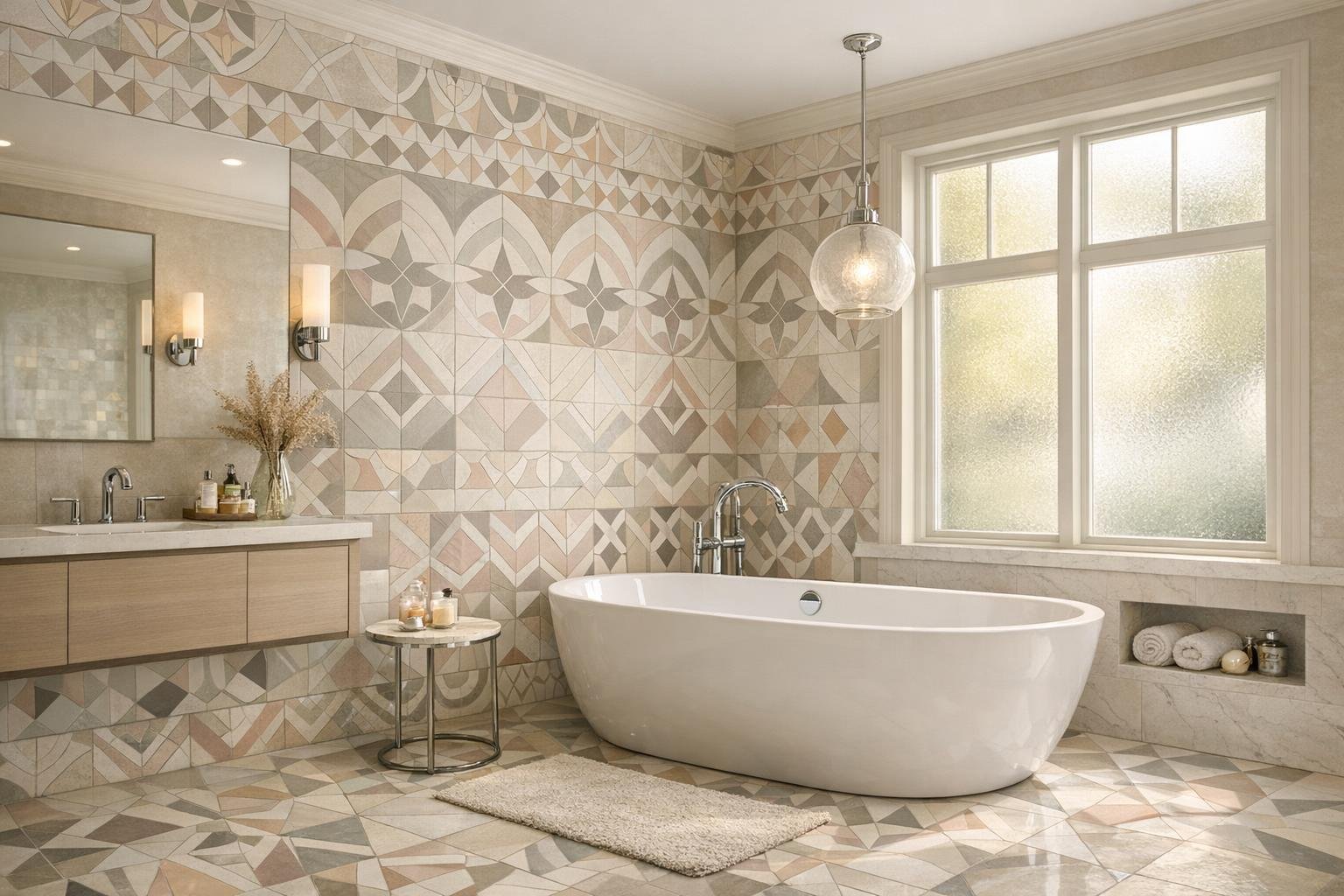 Innovative Bathroom Tile Design Ideas for Elegant Spaces – Zicana Boutique