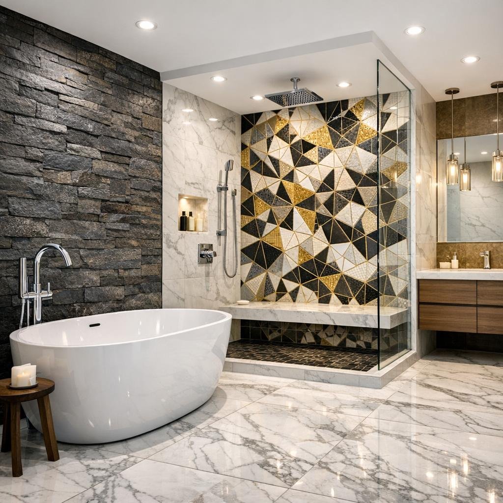 Innovative Bathroom Tile Ideas for Luxury Design Solutions - Zicana Boutique