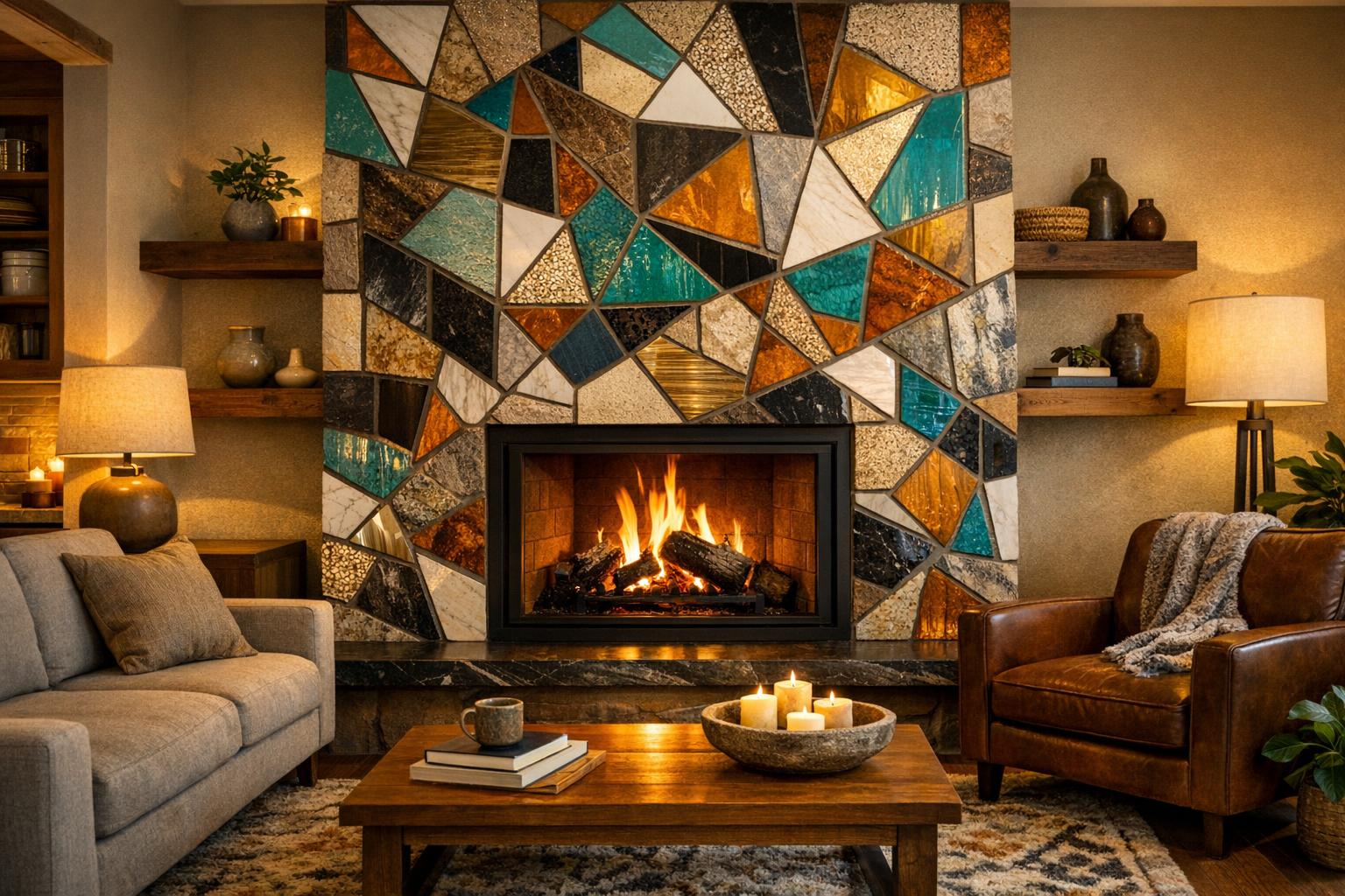 Innovative Fireplace Tiling Ideas for Designers and Homeowners – Zicana ...