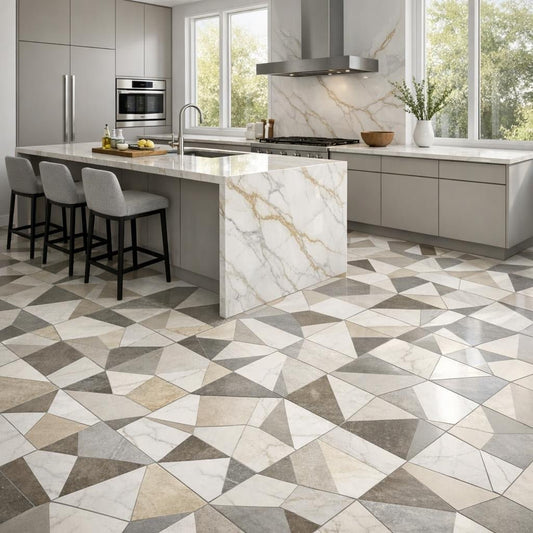 Innovative Floor Kitchen Tiles Ideas for Elegant Designs - Zicana Boutique