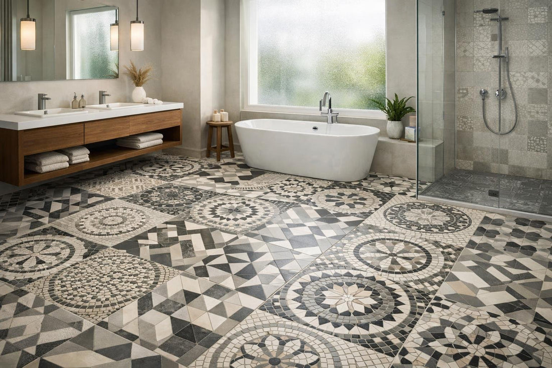 Innovative Tile Flooring Bathroom Ideas for Professionals and Homeowners - Zicana Boutique