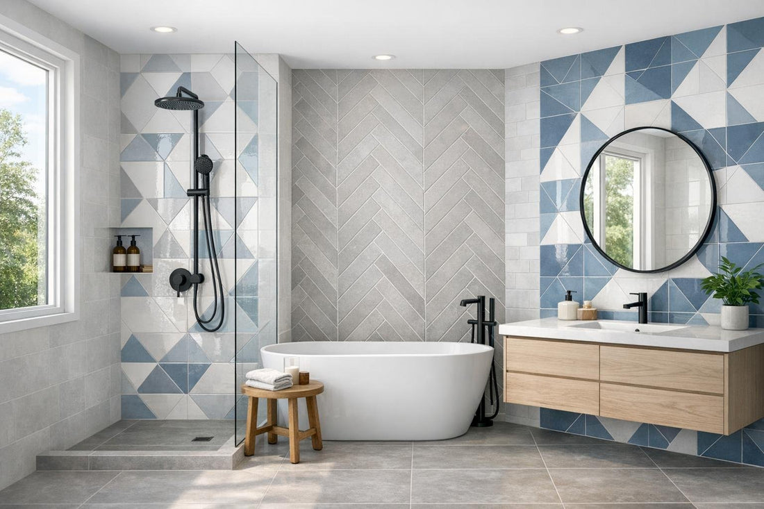 Innovative Tile Layouts for Stunning Bathroom Designs - Zicana Boutique