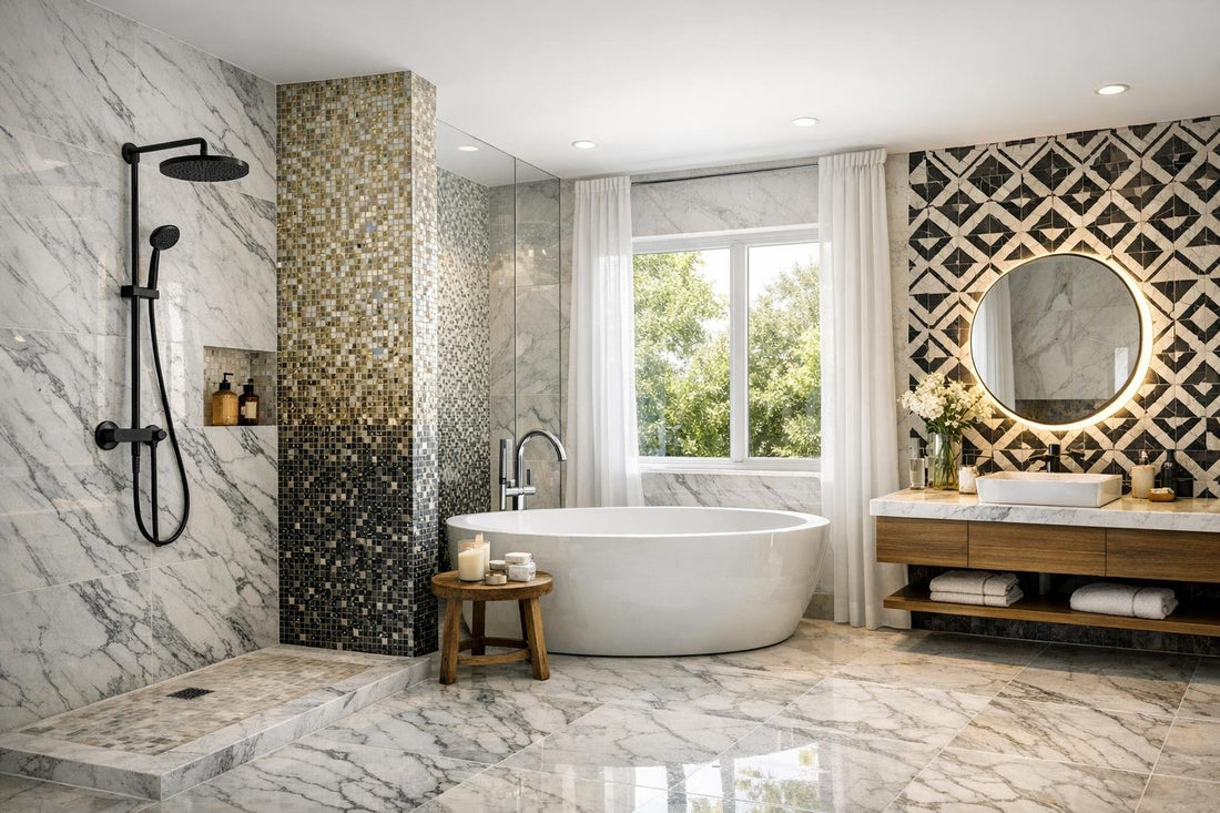 Innovative Tile Styles for Luxe Bathroom Transformations - Zicana Boutique