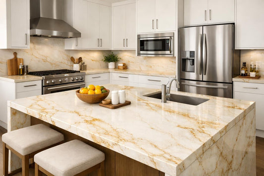 Inverness Gold Cambria: Elevate Spaces with Timeless Elegance - Zicana Boutique