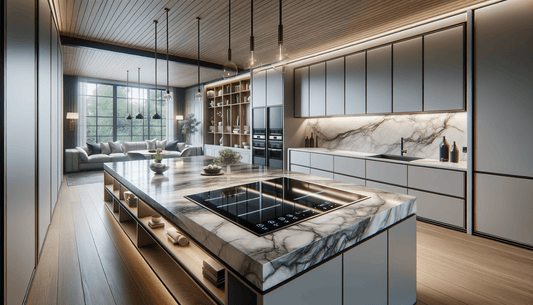 Invisacook Dekton Integration for Elevated Stone Kitchen Design - Zicana Boutique