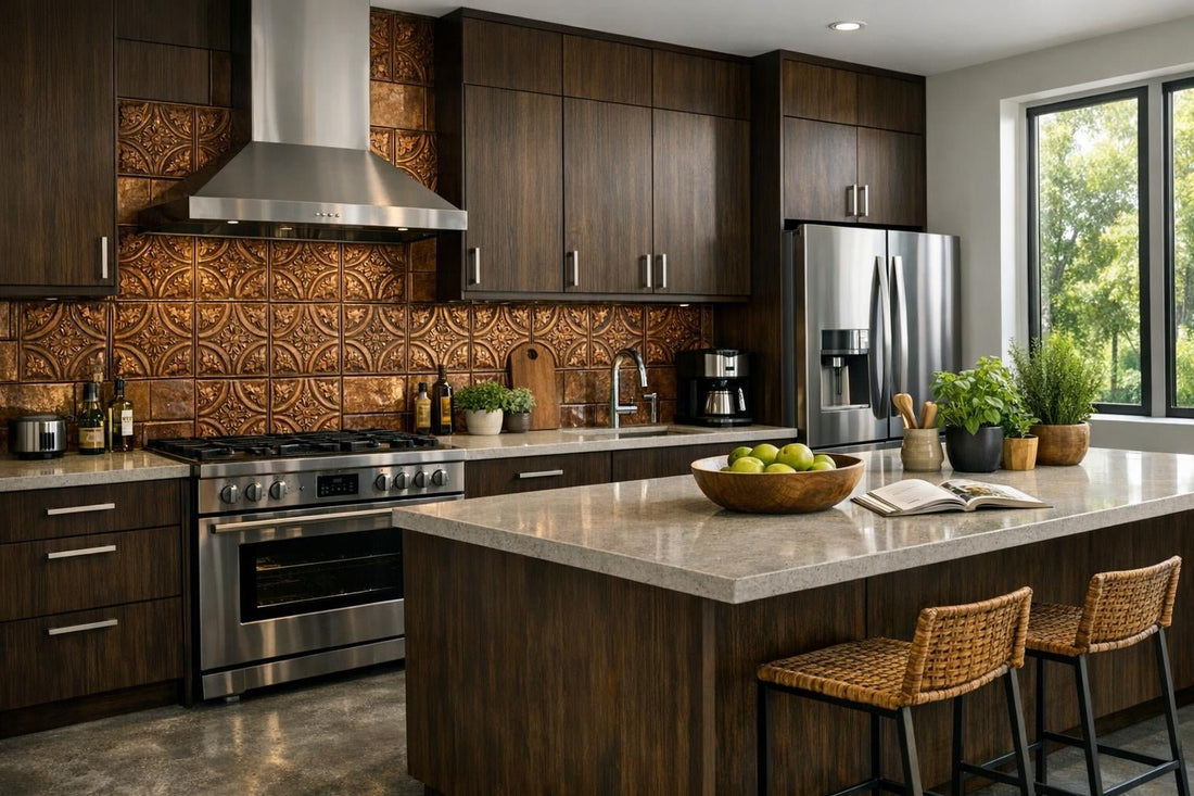 Ironworks Copper Tile Solutions for Artistic Home Designs - Zicana Boutique