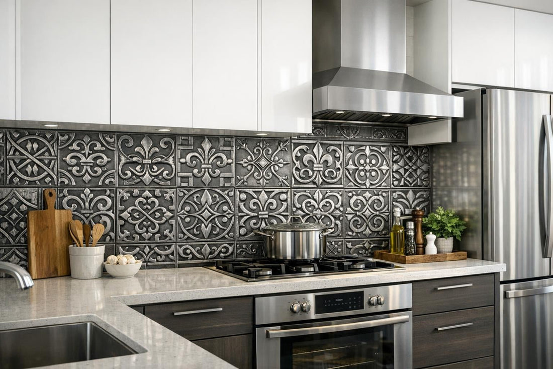 Ironworks Steel Tile: Elevate Spaces with Artistic Flair - Zicana Boutique