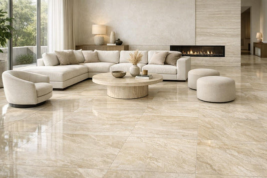 Ivory Travertine Maxifine Insights for Discerning Homeowners & Professionals - Zicana Boutique