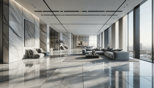 Large format porcelain tile slabs for luxury surface solutions - Zicana Boutique