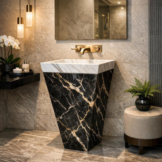Luxor Pedestal Sink Elegance by Zicana Boutique - Zicana Boutique