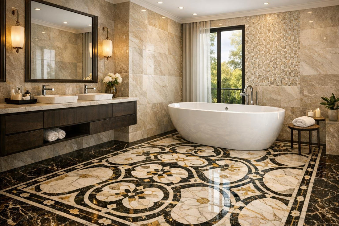 Luxurious Flooring Bathroom Tiles for Elegant Design Solutions - Zicana Boutique