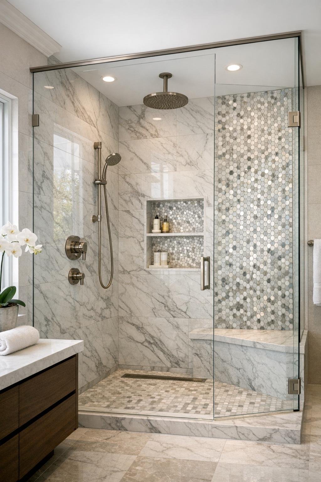 Luxurious Tile Options for Modern Shower Transformations - Zicana Boutique