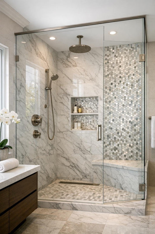 Luxurious Tile Options for Modern Shower Transformations - Zicana Boutique