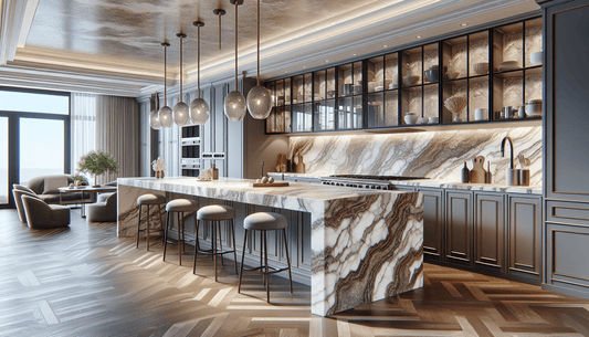 Luxurious White and Brown Granite Countertops: Ultimate Guide - Z Boutique by Marble Couture