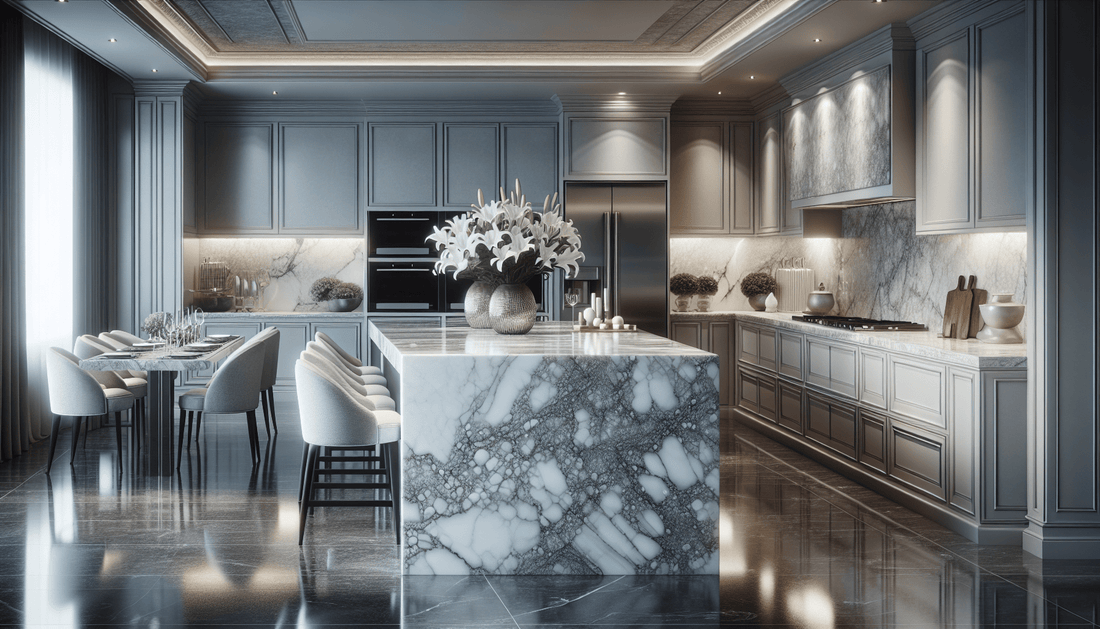 Luxurious White Crystal Granite for Elegant Home Designs - Zicana Boutique