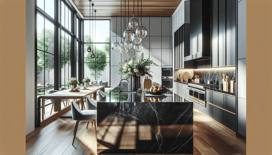 Luxury Black Granite Kitchen Countertops: Elegance Meets Functionality - Z Boutique by Marble Couture