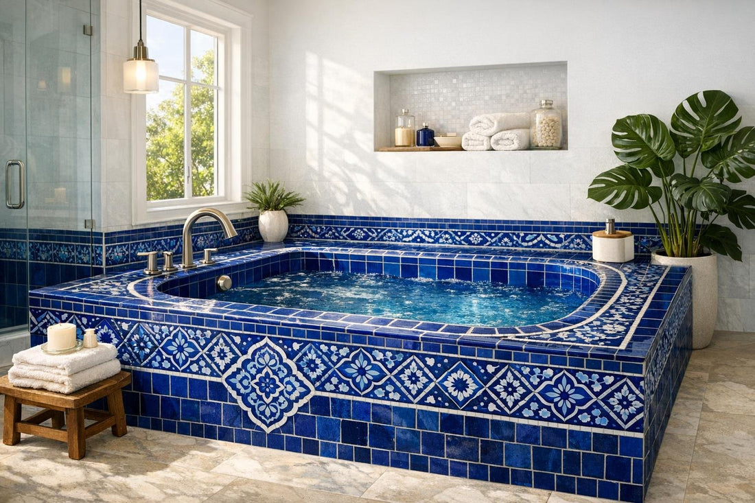 Luxury Blue Tile Bathtub Tips for Experts and Homeowners - Zicana Boutique