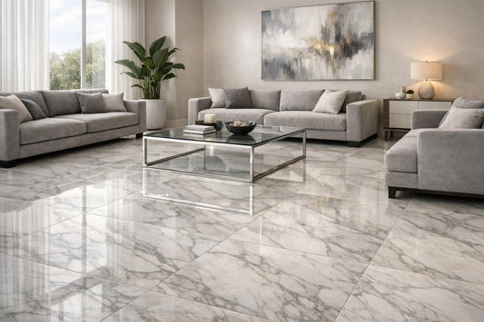 Luxury Floor Tiles for Living Area: Elevate Your Space - Zicana Boutique