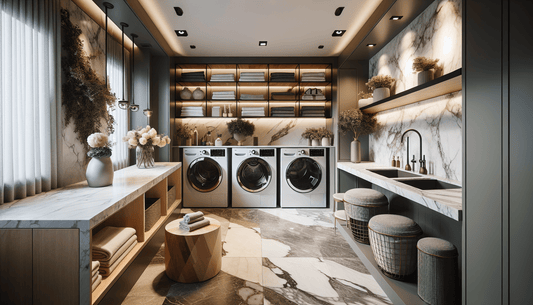 Luxury Laundry Room Countertop Ideas for Homeowners and Design Professionals - Z Boutique by Marble Couture