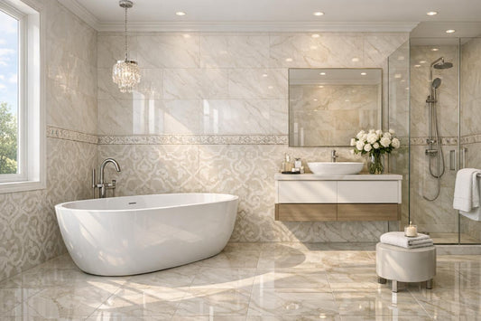 Luxury Porcelain Bathroom Tile: Design Ideas for Professionals - Zicana Boutique
