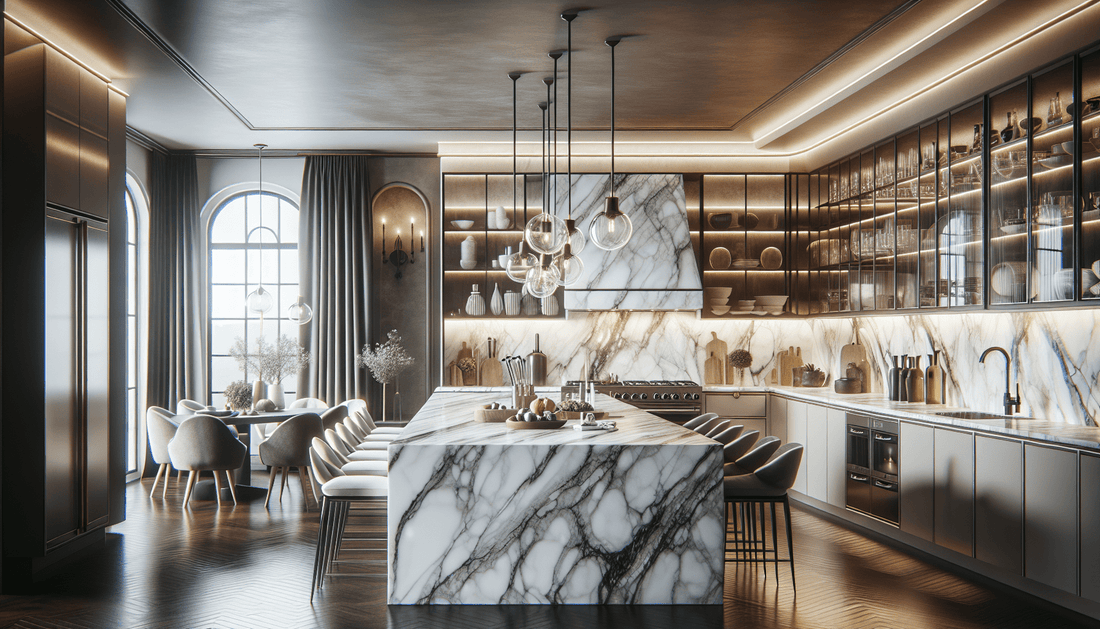 Luxury Real Marble Countertops: Elevate Design and Home Value - Z Boutique by Marble Couture