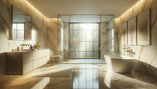 Marble Calacatta Gold Florim Elegance for Luxe Interiors - Zicana Boutique