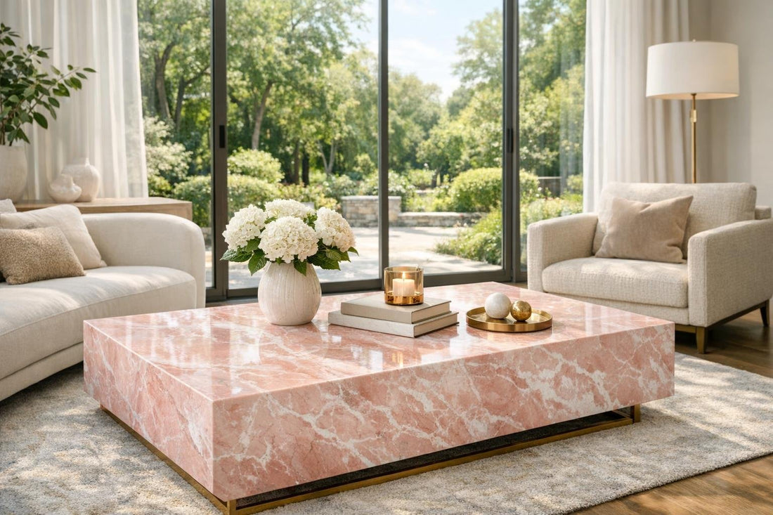 Marble Pink Elegance: Transforming Spaces with Timeless Luxury - Zicana Boutique
