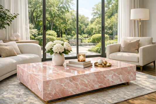 Marble Pink Elegance: Transforming Spaces with Timeless Luxury - Zicana Boutique
