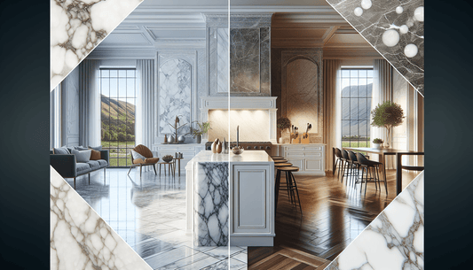 Marble vs. Carrara Quartz: Elegance for Home and Trade - Z Boutique by Marble Couture