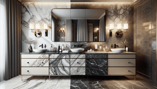 Marble vs Granite Vanity Tops: Elegant Choices for Professionals - Z Boutique by Marble Couture