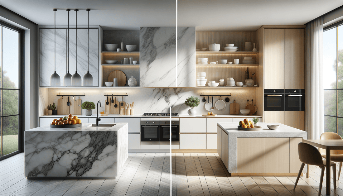 Marble vs Silestone Guide for Designers and Homeowners - Zicana Boutique