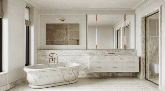 Maximizing Quartz Countertop Potential with White Cabinets - Z Boutique by Marble Couture