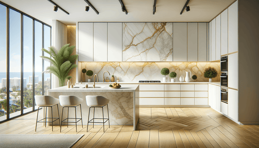 Miami Oro Silestone Surfaces for Designers and Homeowners Alike - Zicana Boutique