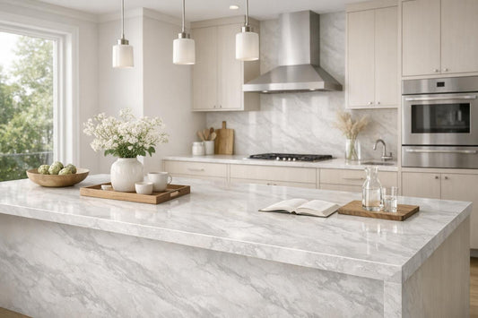 Misty Stream Tessa Quartz: Elegance for Design Professionals - Zicana Boutique