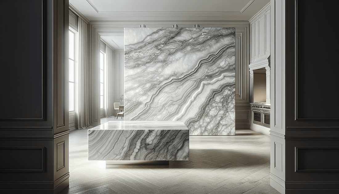 Mont Blanc Leathered Quartzite: Timeless Elegance for Luxurious Design - Z Boutique by Marble Couture