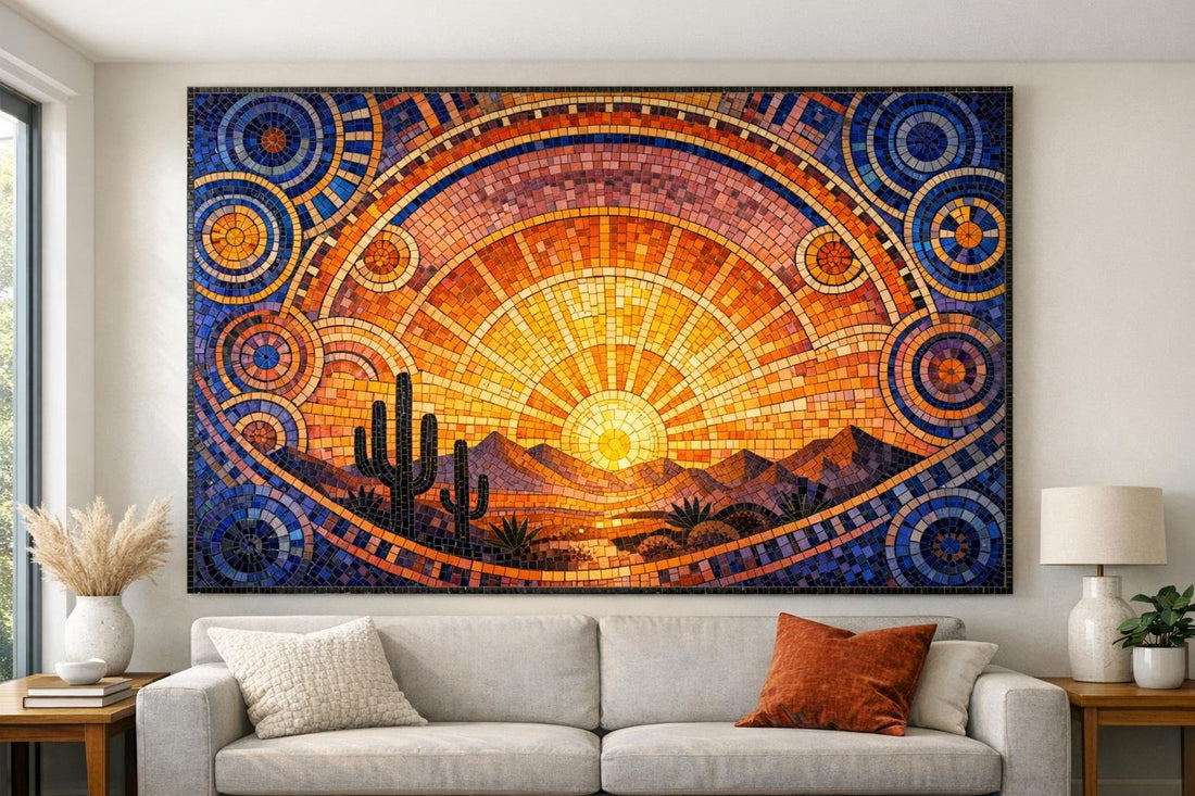 Motor City Circles: Discover the Desert Sunrise Mosaic Tile – Zicana ...