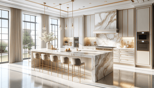 MSI Q Quartz Calacatta Arno Elegance for Luxury Spaces - Zicana Boutique