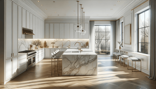 MSI Q Quartz Calacatta Idillio Elegance at Zicana - Zicana Boutique