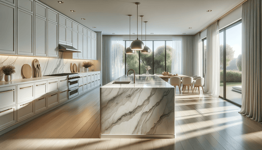 MSI Q Quartz Calacatta Prado Elegance for Modern Spaces - Zicana Boutique